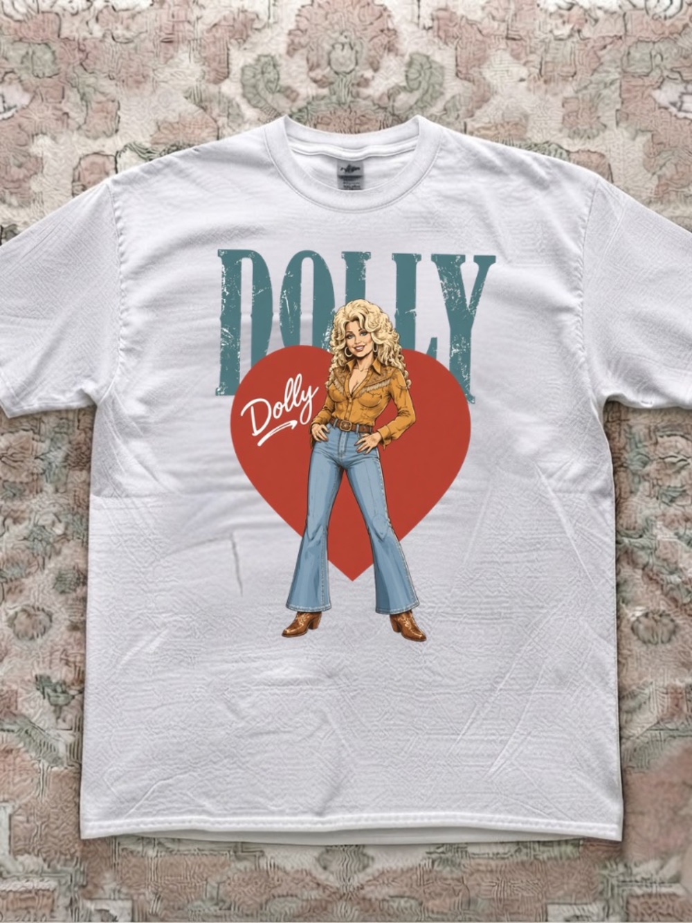 Dolly Parton Grunge Retro Country Music Memories Graphic T-Shirt
